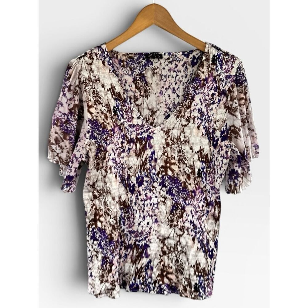 🎉5 for $45🎉 Violet Caire top blouse shirt size L
